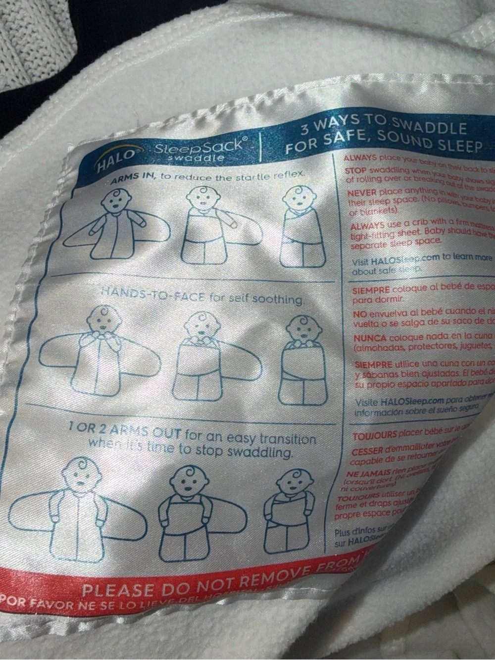 Halo sleep sack swaddle wraps 3 piece bundle